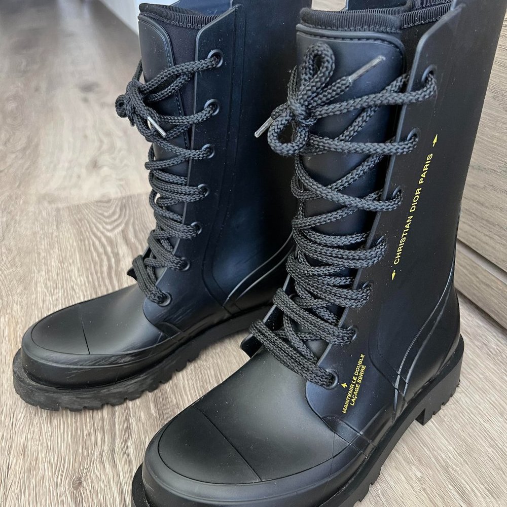 Rare Black Dior Boots